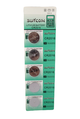 باطری سکه ای ۲۰۱۶ cuncom بسته ۵ عددی