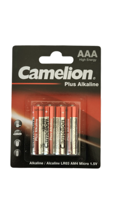 باتری نیم قلم کمیلون Plus Alkaline بسته ۴ عددی