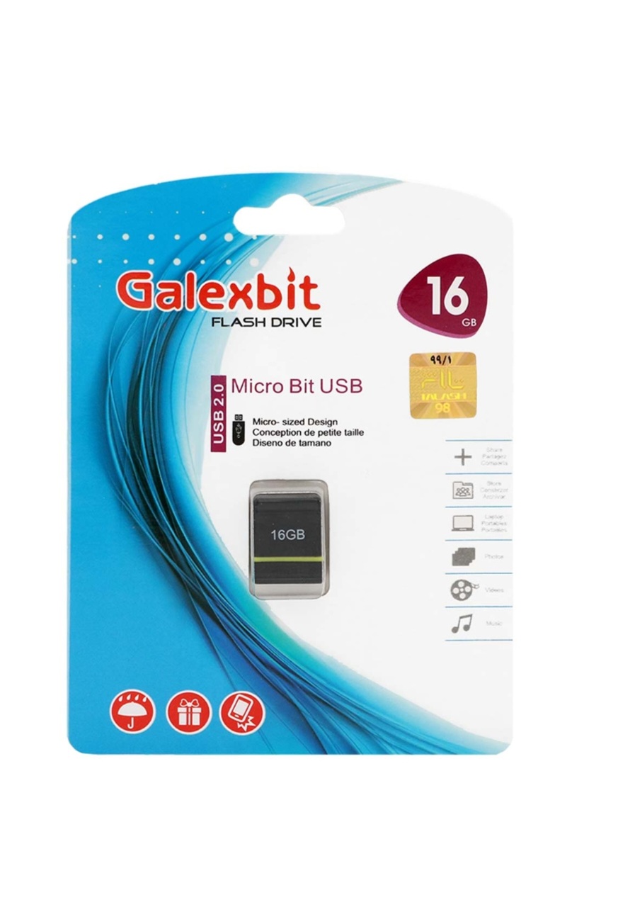 Galexbit Micro Bit USB2.0 Flash Memory - 16GB(گارانتی تلاش) #
