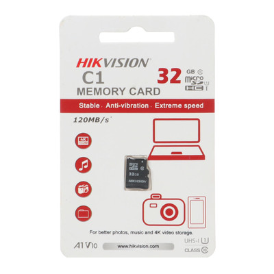 HIKVISION C1 microSDHC UHS-I -(120MB/s) - 32GB (گارانتی مادام اپل مموری