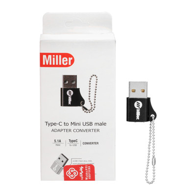 تبدیل Miller OTG USB TO Type-C مدل MO-201 - مشکی