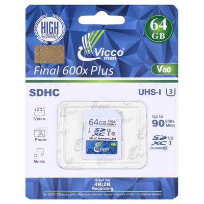 Vicco SDHC - Final 600x V60 - 64GB