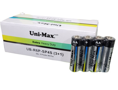 باتری قلم Uni-max بسته ۴۰ عددی heavy-duty