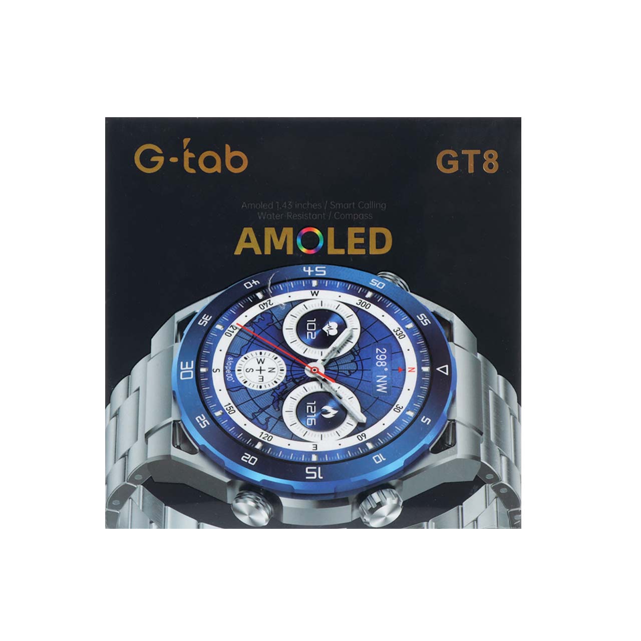 ساعت هوشمند G-tab مدل GT8 - طلایی