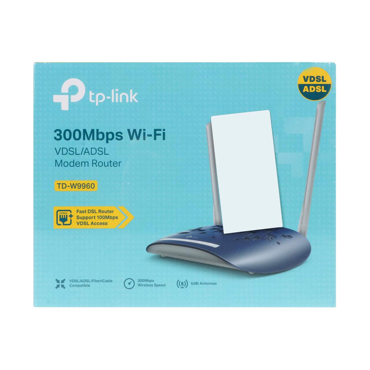 سرمه ای (گارانتی پارس ارتباط) - TP-LINK TD-W9960 -Ver 1.20 300Mbps Wireless VDSL/ADSL+ Modem Router مودم