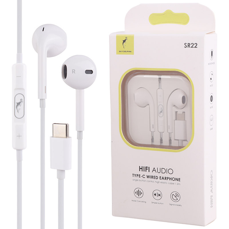 هندزفری تایپ سی اسکای دلفین SR22