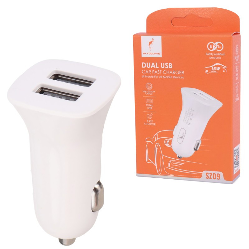 شارژر فندکی 12 وات اسکای دلفین مدل SZ09