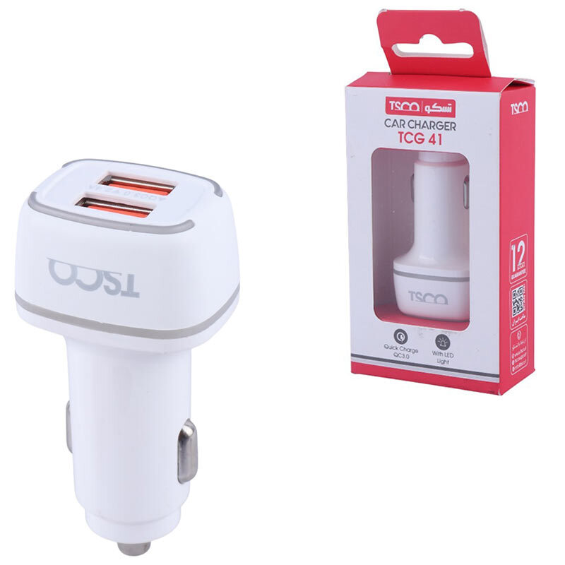 شارژر فندکی تسکو 30 وات مدل TCG41