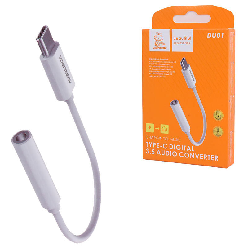 تبدیل Type-C به جک 3.5 میلی‌متر دنمن DU01