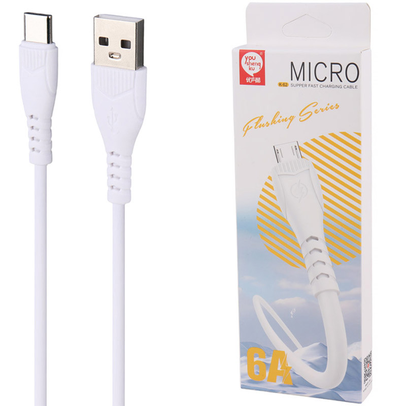 کابل میکرو یو اس بی فست شارژ 6 آمپر You Shenq Ku K-62