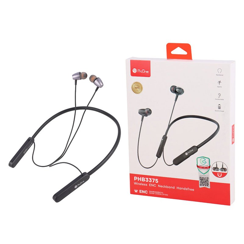 هندزفری بلوتوث دورگردنی ProOne مدل PHB3375