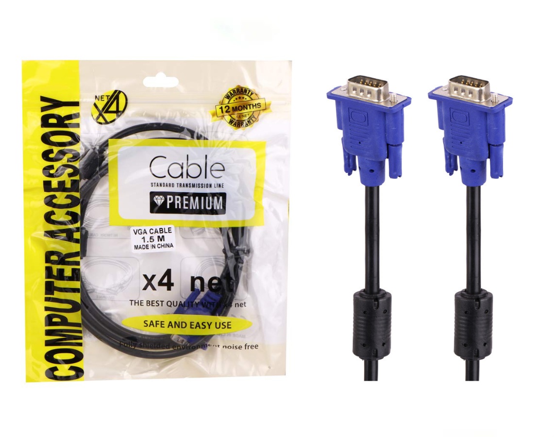 کابل VGA ایکس فورنت X4 Net طول 1.5 متر