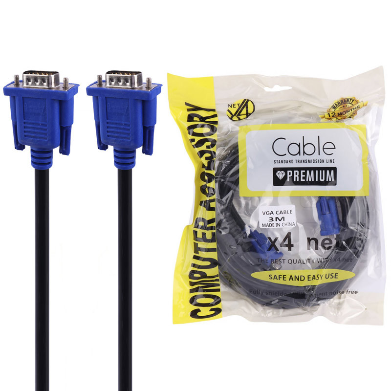 کابل VGA 3 6 ایکس فور نت X4 Net طول 3 متر