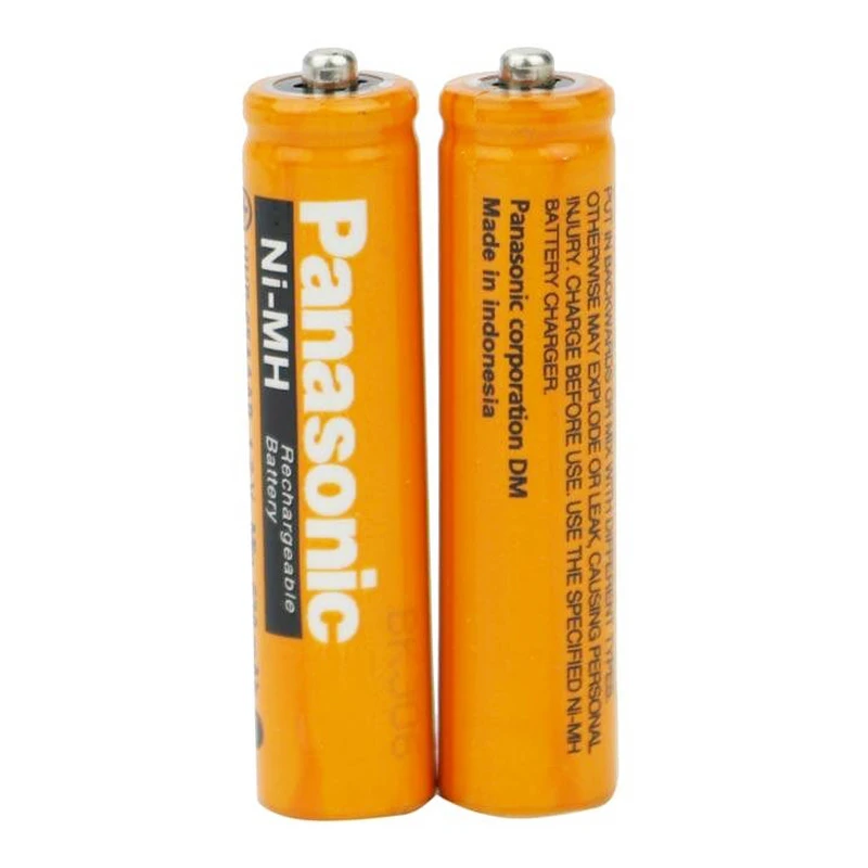 باتری دوتایی نیم قلمی شارژی Panasonic 1.2V AAA 630mAh High-Copy(t)