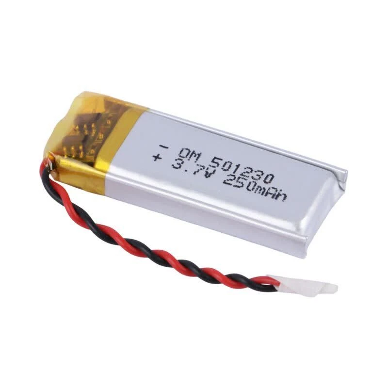 باتری لیتیومی 250mAh 10*40*3mm 501230(t)