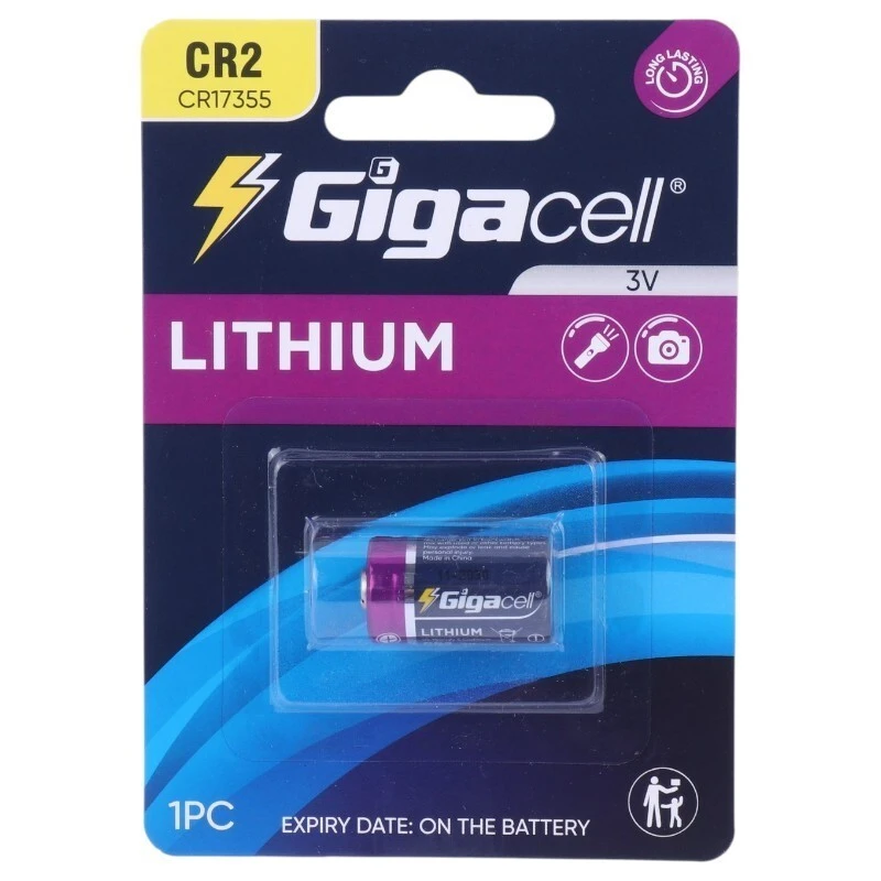 باتری لیتیوم استوانه ای Gigacell CR2(t)