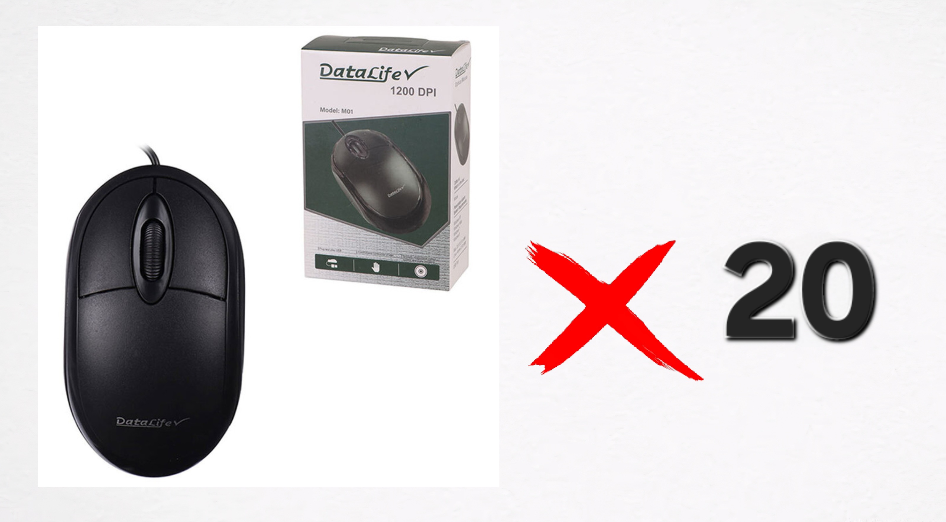 ملوس با سیم Datalife (حداقل خرید 20 عدد)