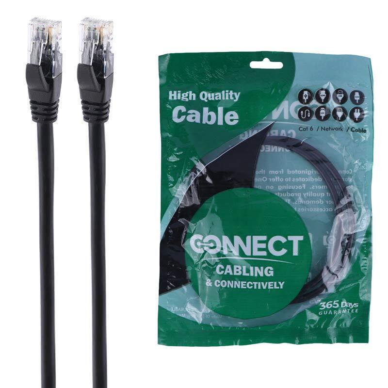 کابل شبکه Cat6 کانکت طول 1 متر(t)