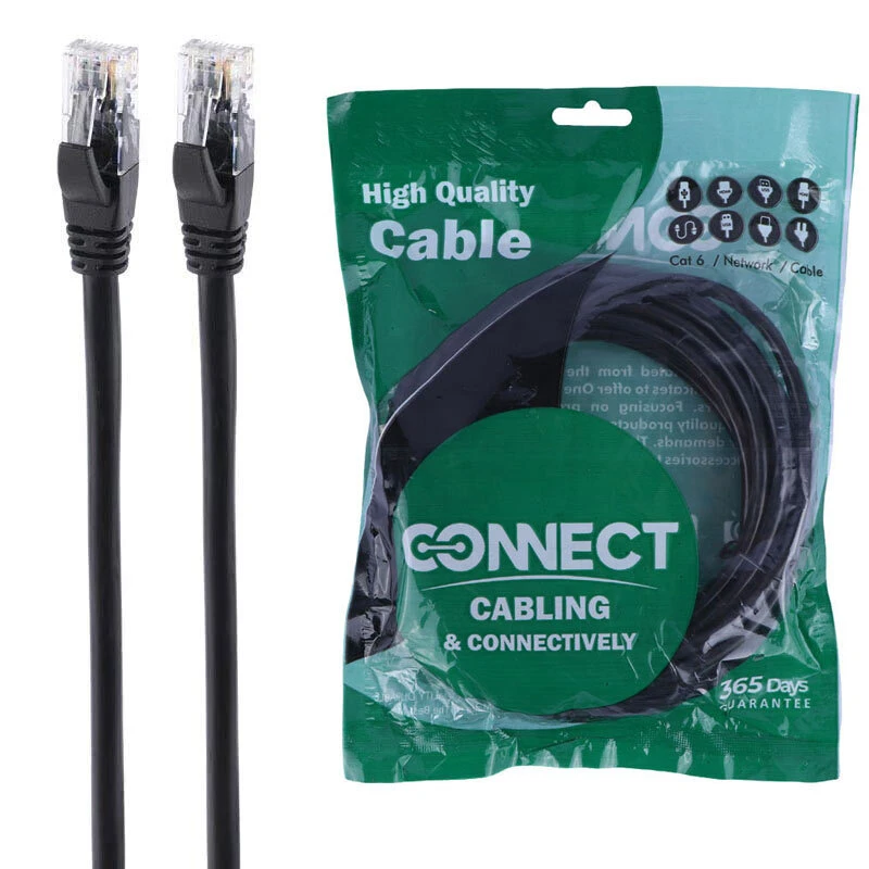 کابل شبکه Cat6 کانکت طول 10 متر(t)