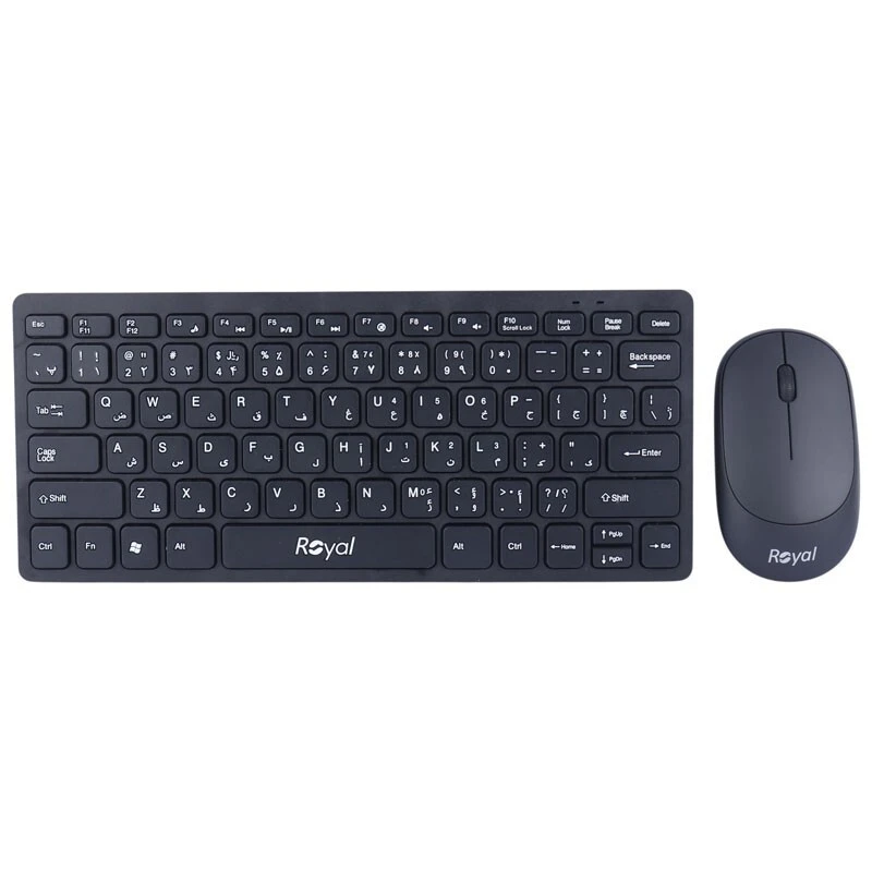 کیبورد و موس بی سیم رویال RKM-810
