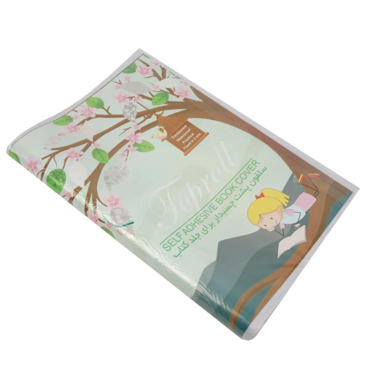 جلد کتاب چسبی طرح دار Toproll 36*50cm بسته 10 عددی (t)