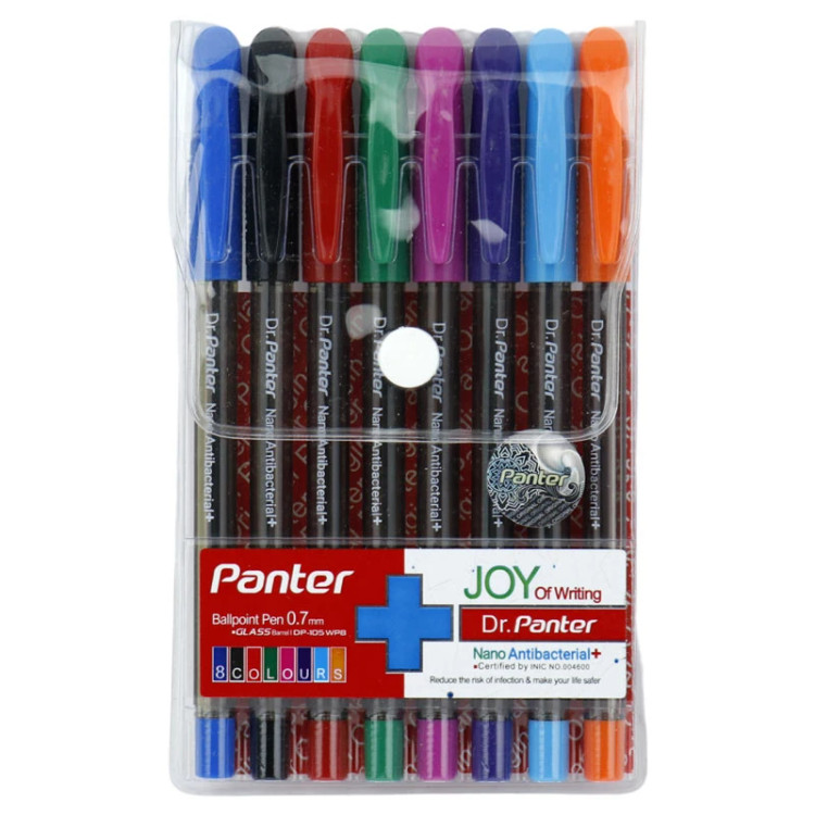 خودکار پنتر 0.7 میلی متر DP-105 WP8 بسته 8 عددی (t)