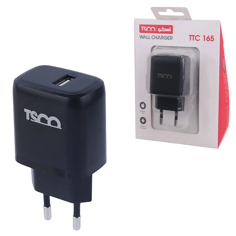 شارژر دیواری 10.5 وات تسکو TTC 165 2.1A