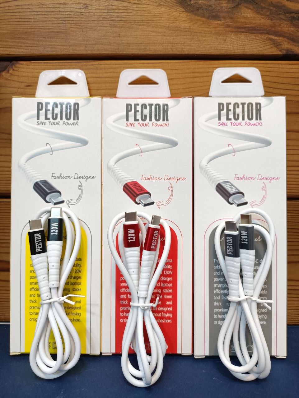 کابل شارژ اورجینال پکتور PECTOR / سوپرفست شارژ