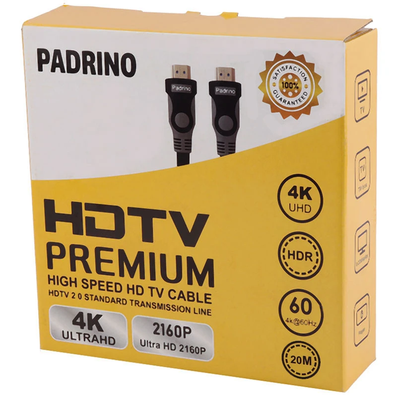 کابل Padrino HDMI V2.0 4K طول 20 متر