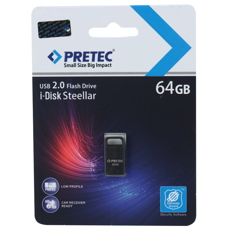 فلش 64 گیگ پرتک Pretec i-Disk Steellar (t)