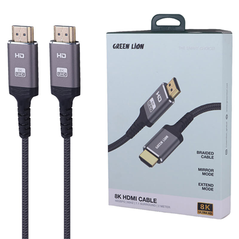 کابل HDMI 8K گرین لاین GN8KHDMI2M طول 2 متر (t)