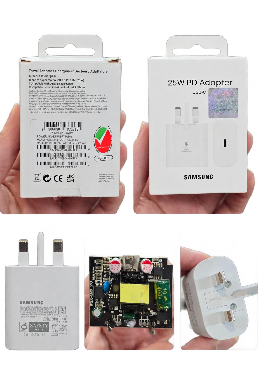 شارژر 25w  وات ta800 سوپر فست کپی