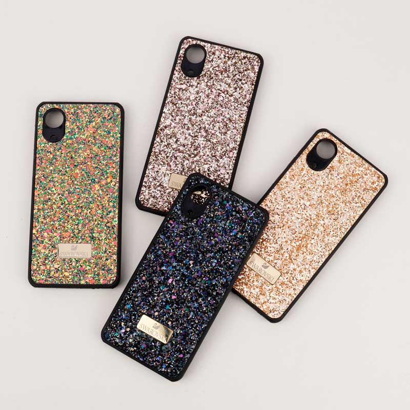 قاب شاینی Swarovski سامسونگ Galaxy A03 Core محافظ لنزدار (رنگبندی جور رندوم )
