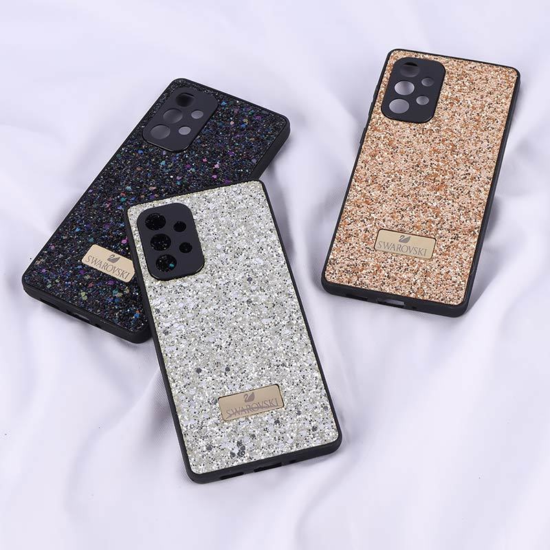 قاب شاینی Swarovski سامسونگ Galaxy A33 5G محافظ لنزدار (رنگبندی جور رندوم )