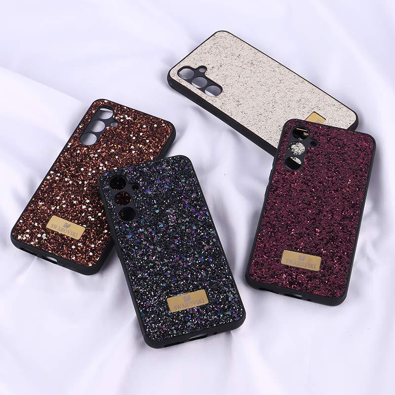 قاب شاینی Swarovski سامسونگ Galaxy A54 محافظ لنزدار(رنگبندی جور رندوم )